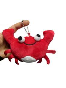 1pc Plush Crayfish/Crab Pet Doll, Biting Dog Doll, Ocean Animal Crayfish Pet Doll, Crab Cat Interactive Pet Doll, Interesting Red Crayfish Crab Animal Pendant Cartoon Children Gift, Cute Realistic Marine Crayfish Crab Ocean Interesting Keychain, Red Crayfish Plush Keychain, Plush Crayfish Soft Stuffed Animal Mini Plush Pet Doll - Multicolor - View 11