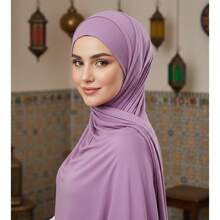 Made Of Soft Modal Material, Skin-Friendly, Stretchy, Lightweight And Comfortable. - Light Purple - View 2