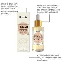Roxelis Sweet Cookie & Shea Butter Moisturizing Body Oil – A Nourishing, Non-Greasy Formula For Smooth, Hydrated Skin With A Lingering Fragrance. Ideal For Daily Massage And After-Care, Suitable For All Skin Types And Unisex Use. A Comforting Christmas Gift. - Bánh quy ngọt - Xem 5