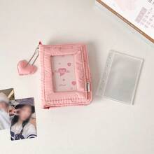 1pc Butterfly Loose-Leaf Photo Album M5 Mini Instant Camera 3-Inch Photo Storage Album, Idol Card Holder - Bow Photo Album - View 12