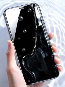 4pcs Anti-Spy Tempered Glass Screen Protector Compatible With Apple 11/12/13/14/15/16/17 Pro Max, Anti-Scratch, Anti-Peeping - Black - View 5