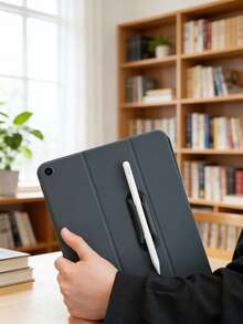 Scratch-Resistant Silicone Stylus Pen Holder Sleeve With Pen Slot, Compatible With Apple Pencil Pro/1/2 And Galaxy Tab S6 Lite/S7 FE/S8/S9/S10 Ultra, Tablet Accessories - Multicolor - View 4