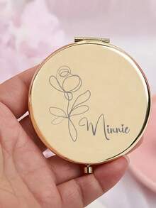 1个可定制花卉图案的便携式折叠化妆镜，适合作为礼物送给孩子、女儿、姐妹、闺蜜、伴娘等。既可用作化妆镜，也可作为教师节、结婚纪念日、情人节等场合的礼物。 - 軍綠色 - 查看 29