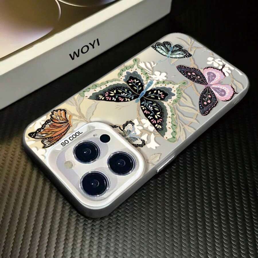 Capinha Capa Para iPhone XR XS MAX 11 12 13 14 15 16 17 PRO MAX 7 8 14 15 16 PLUS Galaxy A03 A04E A04S A05S A07 A10S A11 A12 A13 A13 A14 A15 A16 A17 A20 A23 A30S A32 A34 A35 A50S A51 A52S A54 A55 A71 A72 M11 M23 M34 S20 FE S21 FE S22 Ultra S23 FE S23 Ultra S24 Plus S24 Ultra S25 EDGE S25 Plus S25 Ultra Redmi A1 A2 A3 A5 9A 10C 11A 12 12C 13C 14C 15 Poco X3 Pro X5 Pro X6 Pro x7 pro F3 F6 PRO F7 PRO F7 ULTRA M4 C55 C65 8 pro 9s 9 pro 10s 11 pro 11s 12S 12 Pro 13 Pro 14 pro 11 lite 14 MOTO G10 G14 G20 G22 G24 G30 G34 G52 G54 G60 G84 E22 E40 À Prova de Choque Fosca Padrão de borboleta de galho seco - J2 - Visão 1