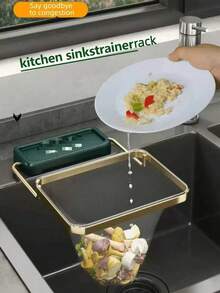 1 Set Premium Kitchen Sink Drain Filter - Collapsible Upright Filter Basket With Disposable Mesh Drain Strainer, Effectively Traps Food Debris And Easy To Clean - Space-Saving, Reusable Design,Kitchen Accessories, A Must-Have Kitchen Tools Gift For Home Chefs, Space-Saving Storage For Kitchen Organizers , Christmas Kitchen Gifts Idea - Multicolor - View 1