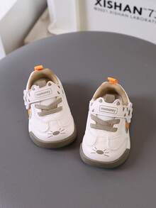 Spring/Autumn New Toddler Boys' Breathable Soft Sole Casual Shoes, Lightweight Sneakers - Khaki - View 4