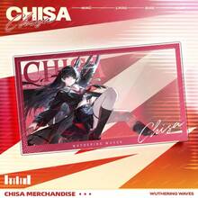 1PC Wuthering Waves Anime Kuchiba Chisa Character Merch Set, Includes Round Badge, Acrylic Keychain & Collectible Card, Transparent Backpack Pendant, Desktop Decor, Collectible Art Gift For Anime Lovers - Multicolor - View 12