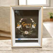 Porta retrato-su material es de madera- media es de 5X7- se pude colocar en mueble y colgar- perfecto para toda ocacion - A - Ver 1