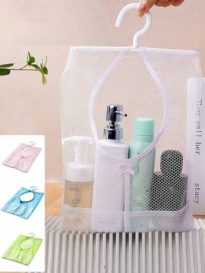Portable Shower Caddy - Transparent Mesh Shower Caddy, Toiletry Bag, Makeup Bag, Tote Basket, Durable Clear Bag, Toiletry Bag, Makeup Bag, Portable Shower Caddy - Transparent Mesh Shower Caddy, Tote Basket, Suitable For Dorm, Bathroom, Gym, Camping, Quick-Dry Shower Bag, Travel Essentials, Vacation, Summer, Back To School, School Toiletry Bag, Travel Waterproof Toiletry Bag
