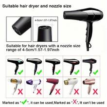 Difusor plegable y portátil para secador de pelo - Accesorio difusor diseñado para salón profesional con diseño plegable, adecuado para crear peinados rizados. Este accesorio portátil es excelente para viajar, con función retráctil y difusor resistente al calor - Un difusor de estilismo profesional de salón, una herramienta de peinado rizado con boquilla difusora. - Multicolor - Ver 12