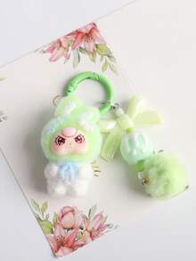 Novo Chaveiro Pendente de Coelho Fofo e da Moda, Adequado para Decoração de Bolsa, Chaveiro, Decoração de Carro, Feriado, Aniversário, Presentes de Festa - Multicolorido - Visão 6