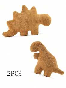 恐龙鸡块宠物磨牙玩具 - 霸王龙、三角龙、棘龙恐龙鸡块玩具，生日礼物，恐龙主题派对装饰，情人节礼物，猫狗礼物 - 彩色 - 查看 21