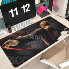 Mouse Pad  Large Anime Mousepad XXL Overlock Gaming Keyboard Laptop PC Overlock Office Accessorie HD Printing Desk Mat - Z18 - View 3