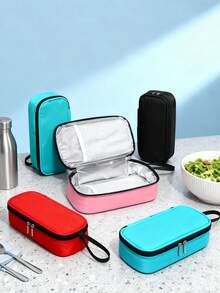 Ultra-Portable Mini Insulin Cooler Bag Waterproof Outdoor Insulation Pack Compact Thermal Bag Lunch Bag For Men Women Storage Bag With Zipper For Travel Work Picnic Camping School Diabetic Supplies Travel Essentials - Multicolor - View 9