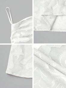 Unadoll Women's Spring Lace-Up Backless Lace Dress, Sexy And Elegant, Suitable For Vacation, Date, Back To School, New Year, Valentine's Day, Party, Wedding And Beach Wear White Summer - White - View 9