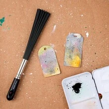 Inkjet Splash Art, Suitable For Inkjet Splash Art Creation, Abstract Art DIY Handmade Special Painting - Black - View 6