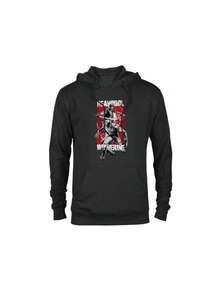 Core Basic Sweatshirtnew England Patriots&Patriots&Seahawks&&Essentials Hoodie&Hoodies For WomenStudios Deadpool & Wolverine In Black White Red Movie - Pullover Hoodie For Adults  Men & Women's Go-To Fleece Hoodie - màu đen - Xem 1