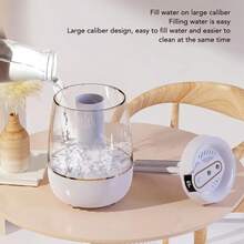 White Air Humidifier With Double Spray Quiet USB 3L Large Capacity Mist For Office And Home Use - Humidifier - White - View 10