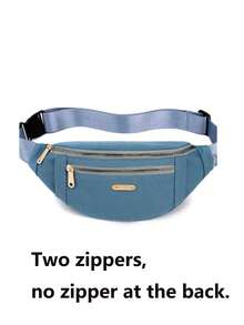 韩版轻便尼龙腰包 | 运动跑步胸包，适用于多种场景，配有可调节防盗拉链、大容量分层手机零钱袋，户外旅行钱包 - 彩色 - 查看 20
