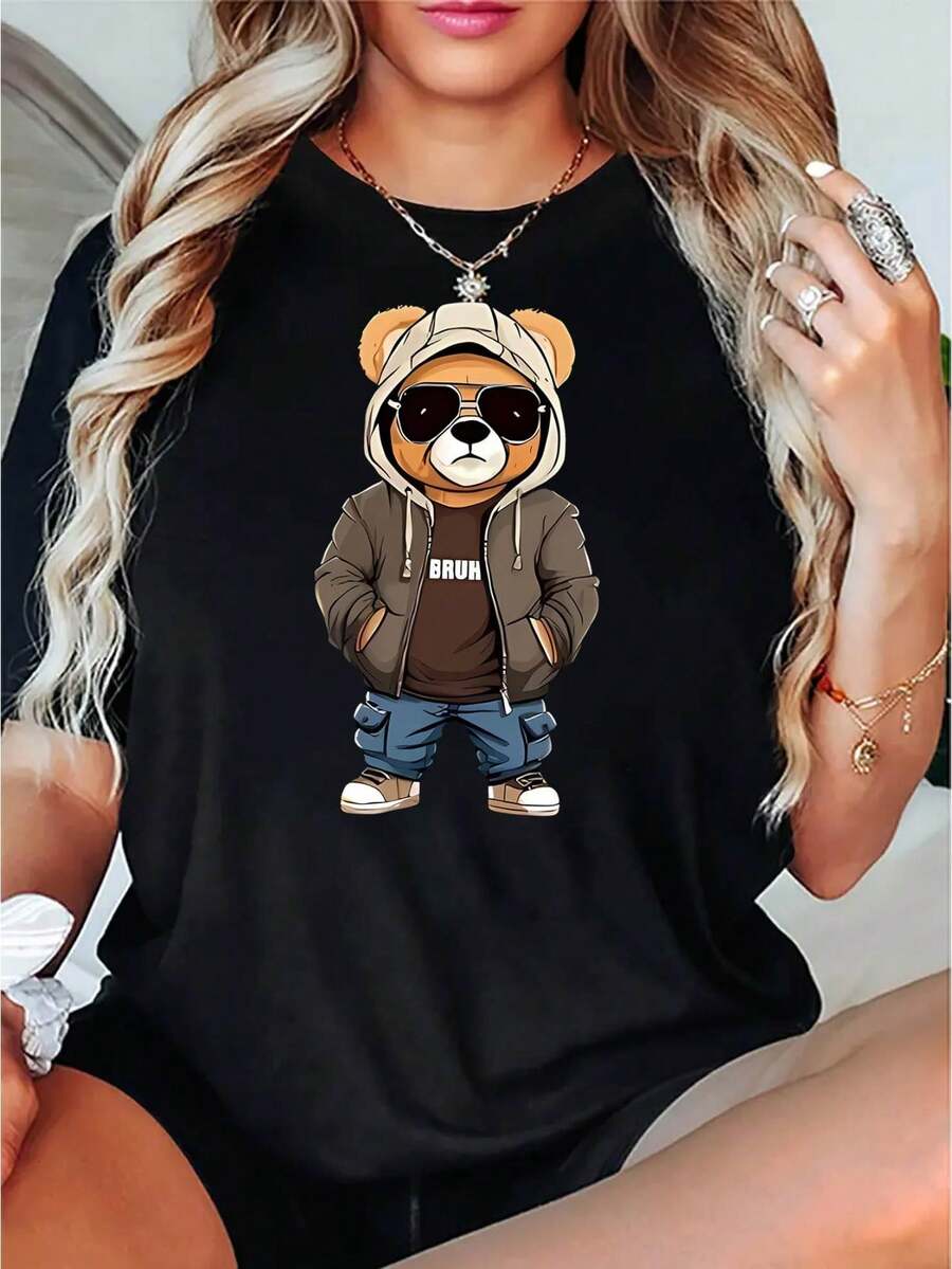 Damen T-Shirts - Schwarz - Übersicht 1