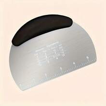 【不锈钢烘焙工具】1件装不锈钢面团刮刀、糕点切割器、面包分割板、烘焙工具、厨房小工具 - 彩色 - 查看 15