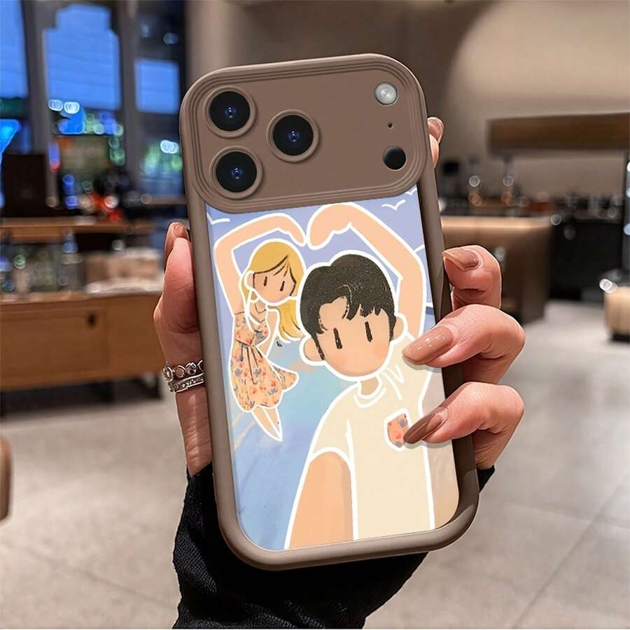 Basic Phone Cases - Lovebirds - Antique White AMAIEY - View 1