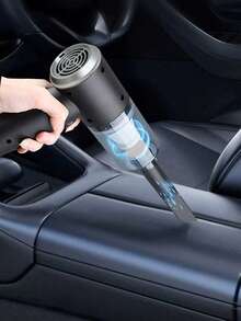 Máy hút bụi mini không dây mạnh mẽ 1800mAh, robot vệ sinh nhà cửa, máy hút và thổi bụi, thích hợp cho nhà cửa, bàn phím, ghế sofa và sử dụng khô & ướt. - Đen và vàng - Xem 7