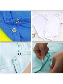 400/800pcs Metal Snap Buttons, 100/200sets Five-Claw Snap Pliers Tool (With Tool Box), Suitable For Clothing, Leather Handcraft Sewing Snap Pliers Tool - Silver - View 6