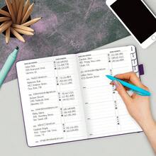 Legend Planner Address Book With Alphabetical Tabs –Telephone Contacts Book For Phone NFUmbersss, Addresses, Passwords, Medium (Purple) - 紫色 - 查看 8