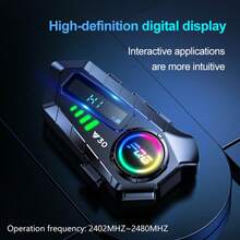 1PC/2PCS Y30 Motorcycle Helmet Wireless Bluetooth Headset, With LED Display, Front And Rear Seat Intercom, Intercom Range 10m, Bluetooth 6.0 Communication Support, 1000mAh Battery, Smart Noise Cancellation Technology, Equipped With Hard Or Soft Microphone Type, Suitable For All Helmets, Essential Equipment For Outdoor Riding - Y30 - View 10