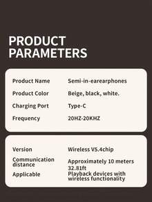 Earbud Nirkabel Bluetooth Acer OHR546TWS: Desain in-ear dengan casing pengisi daya, peredam kebisingan untuk panggilan, suara stereo, nyaman dipakai, cocok untuk bisnis, olahraga, lari, dan kebugaran, kompatibel dengan ponsel iOS/Android. - Satu-Ukuran - View 13
