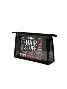 Túi đựng mỹ phẩm lưới họa tiết phụ kiện tóc, túi trang điểm đa năng đựng kẹp tóc, băng đô, hộp đựng bông tai màu đỏ, túi đựng đồ di động, túi đựng mỹ phẩm, túi đựng sản phẩm chăm sóc da, đồ dùng du lịch, đồ dùng ký túc xá, đồ dùng phòng tắm, túi đựng trang sức, túi đựng son môi và mỹ phẩm, túi đựng đồ dùng học tập, túi đựng mỹ phẩm, đồ dùng ngày lễ, hộp đựng mỹ phẩm, quà cưới cho cô dâu, quà tặng Ngày của Mẹ, quà sinh nhật, quà tặng cho bạn bè và giáo viên. - Nhiều màu - Xem 12