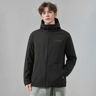  Áo khoác unisex Adidas, kiểu dáng mùa xuân và mùa thu, trang phục thể thao, trang phục thể thao thường ngày.