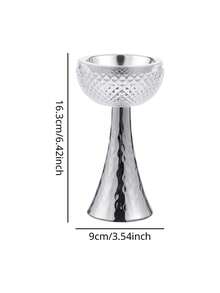 1pc Crystal Pattern Metal Incense Burner, Modern Luxury Style Incense Holder, Suitable For Home Decor And Display - Multicolor - View 4