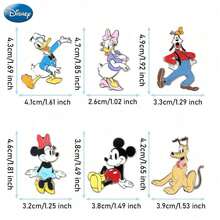 1 Stück offiziell lizenzierter Disney Pin mit Motiven von Micky Maus, Donald Duck und Pluto, süßer Cartoon Button Pin, dekorativer Anstecker für Kleidung, Taschen, Rucksäcke, Hüte, Bänder, modische Damen-Brosche, Sammlerstück, Anime-Merchandise-Geschenk zu Geburtstag, Valentinstag, Weihnachten - Verschiedenfarbig - Übersicht 5