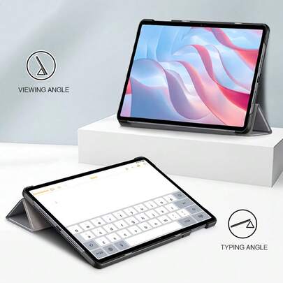 For Honor X9 / X8 Pro 11.5 Inch Tablet Case Corner Protector Three Fold Hard Case 2023 ELN-W09 Anti Drop Protective Case Black Grey Blue