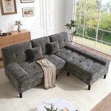 Sofas & Couches - Antique Grey + Foam + Foam + 3 Seat - View 12