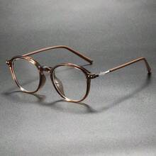 复古时尚圆形镜框眼镜，圆形镜框设计，简约眼镜 WM86151 - 彩色 - 查看 6