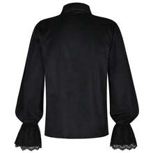 COS Men's Dark Medieval Punk Shirt, COS Performance Costume - Black - View 4