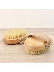 1 Pc Durable Handle Bath Brush Rub Back Bath Scrub Massage Shower Brush For Bathroom - Conventional - View 8