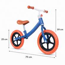 Pink Balance Bike For Kids | Learning Bike For Boys And Girls | Balance Bike Walker | Develops Balance And Coordination | Ideal For Early Years - Blue - View 7