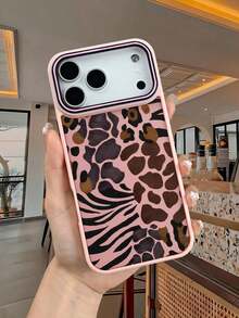 乱れじる動物柄の夫なスマホケース、アクセサリーとしてファッショナブルなゼブラとヒョウのスポットデザイン、美なパターン、野生ののアフリカスタイルデザイン、 17promax/17pro/17/17Air/16promax/16pro/16plus/16e/16/15promax/15pro/15plus/15/14promax/14pro/14plus/14/13promax/13pro/13/12promax/12pro/12/11promax/11に対応 - マットブラック - チェックする 9