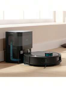 Cecotec Conga Y80 Robot Vacuum Cleaner And Mop With Self-Emptying Base, Laser Navigation, Artificial Intelligence, And Powerful 13000Pa Suction. Personalized And Autonomous Weekly Cleaning, Ideal For Homes With Pets And Carpets, 220m² Coverage, And App Control 3.0 For Customized Cleaning. - Multicolor - View 4