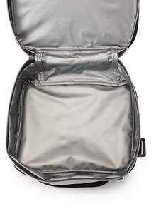 Kids' Fashion Backpack & Lunch Bag Set, Race Car Design, Classic Art Illustration, Adjustable Padded Shoulder Straps, Zipper Closure, Reusable Lunch Box, Suitable For Boys - Black - View 4