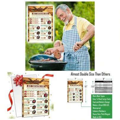 Accessories Instant Pot Foods And Fryer 76 Foods Cooking Times Magnets 8 Inchx11 Inch Big Magnet Big Text Easy To Read Accurate Cookbook Recipes Reference Cheat Sheet Chart Great Gifts