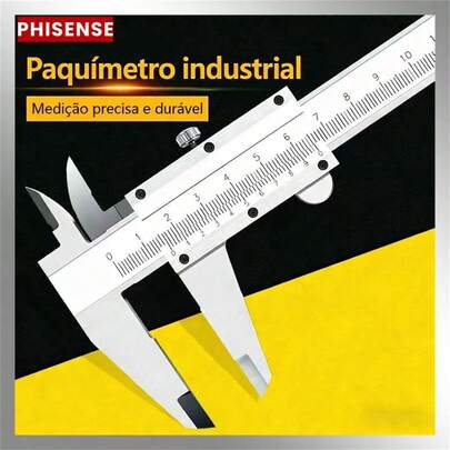 Paquímetro Analógico Profissional 150mm Inox com Estojo Protetor