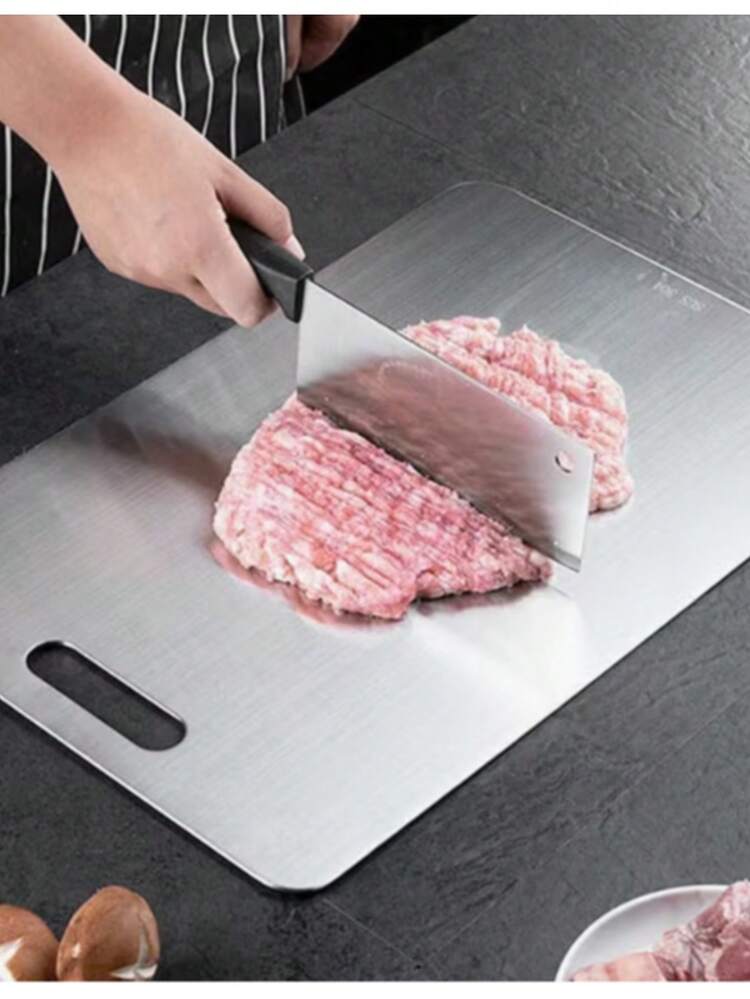 Cross-Border Anti-Slip Thick Stainless Steel Cutting Board, Double-Sided Large Household Chopping Board, Anti-Mold Kneading Board, Baking Board - Multicolor - View 2