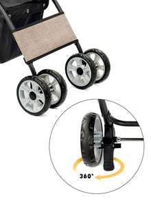 PAWZ Road PET CARRIER Dog Stroller Dog Buggy Sturdy Stroller For Dogs And Cats Outdoor Buggy, For Puppies And Cats - 粉色 - 查看 6