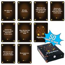 朋友聚会饮酒游戏卡牌，趣味醉酒挑战游戏卡牌 - 黑色 - 查看 3