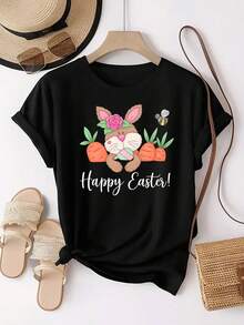 Women Outdoor Tees & Tanks - Black - View 1